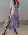 Michaela - Boho Dress with Tummy Coverage — view 3