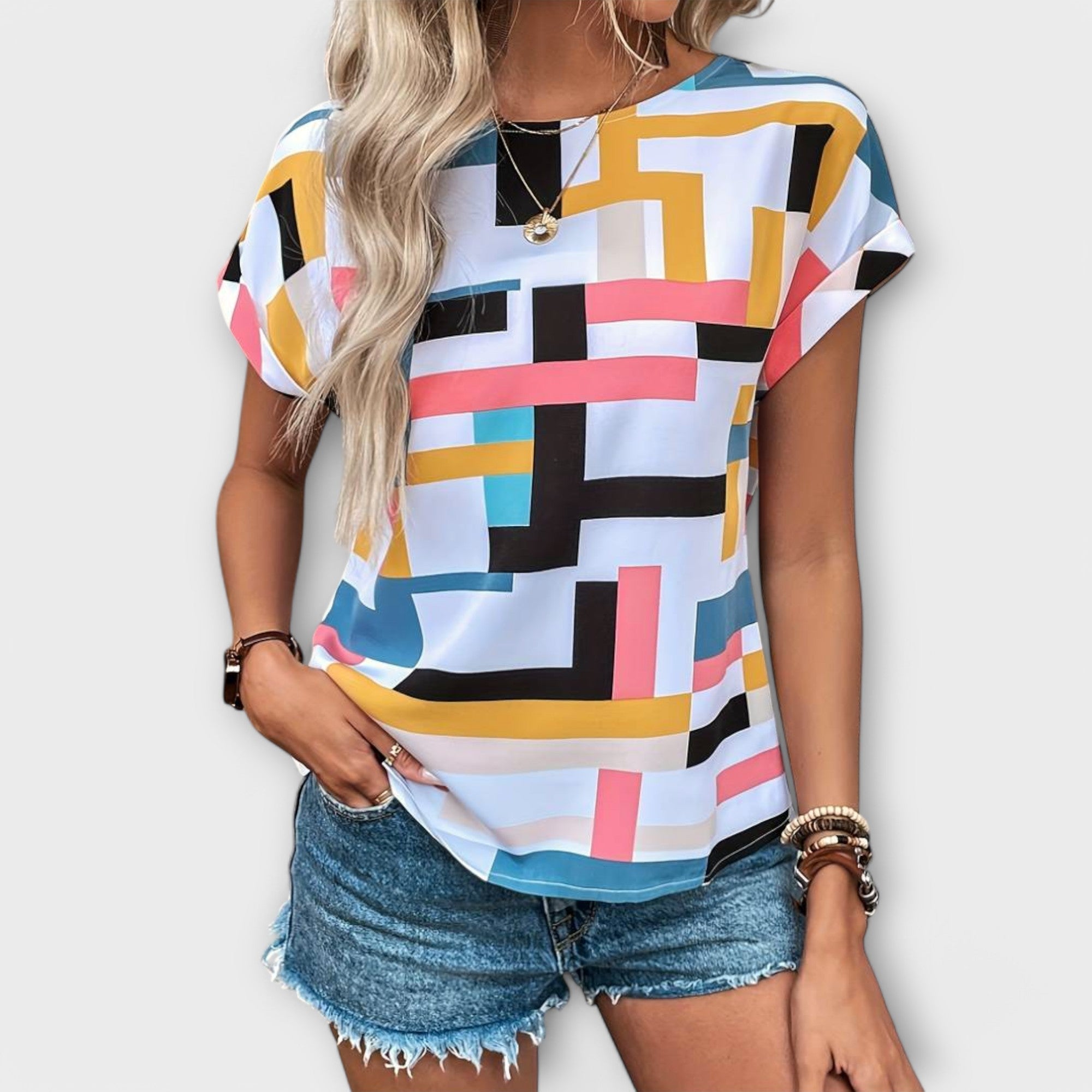 Mónica - Short Sleeve Blouse — view 4