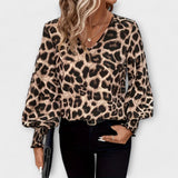 Joana - Stylish Leopard Blouse — view 4