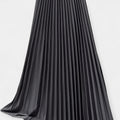 Long Pleated Satin Skirt — view 5