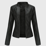 Giorgina™ - Elegant Leather Jacket for Women