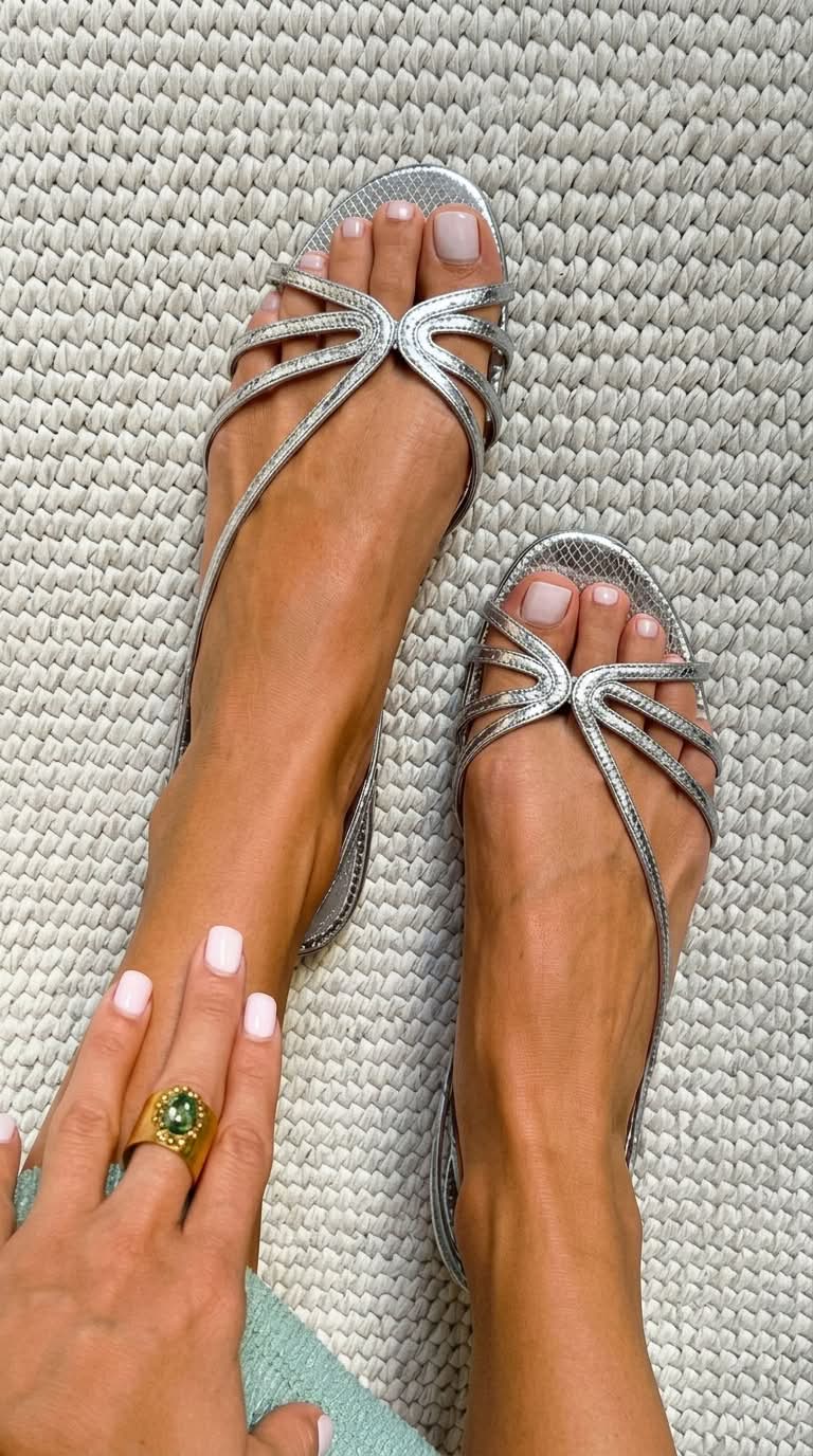 Camille – Elegant Golden Sandals — view 2