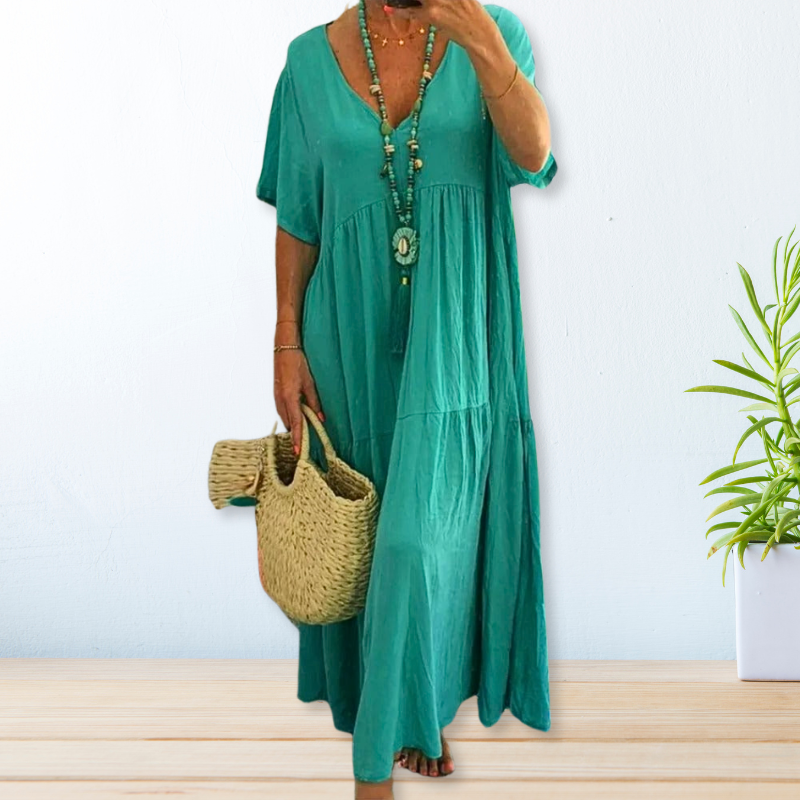 Maelis | Cotton and Linen Dress — view 5