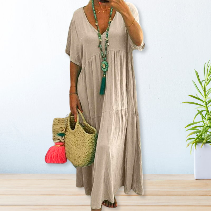 Maelis | Cotton and Linen Dress