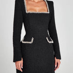 Mini Dress with Pockets and Pearls — view 2