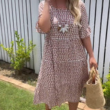 Nicola - Midi Dress with Short Sleeves — view 6