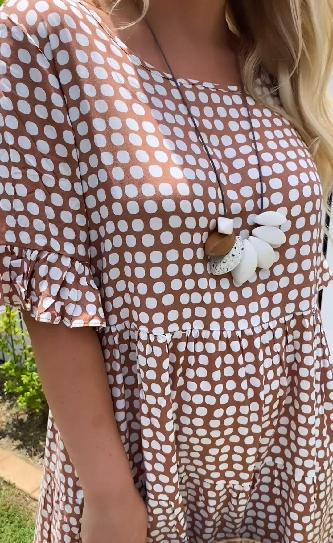 Nicola - Midi Dress with Short Sleeves — view 5