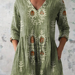 Blair | Long Blouse with Expressive Print