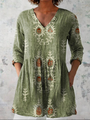 Blair | Long Blouse with Expressive Print