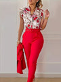Florabel - Elegant Set with Flounce Sleeves — view 3