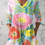 Ayra | Long Blouse with Bold Print — view 2