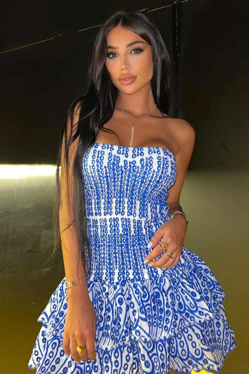 Cerys - Mini Dress with Ruffles — view 3