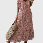 Amalia | Boho Vintage Maxi Dress for Summer — view 4
