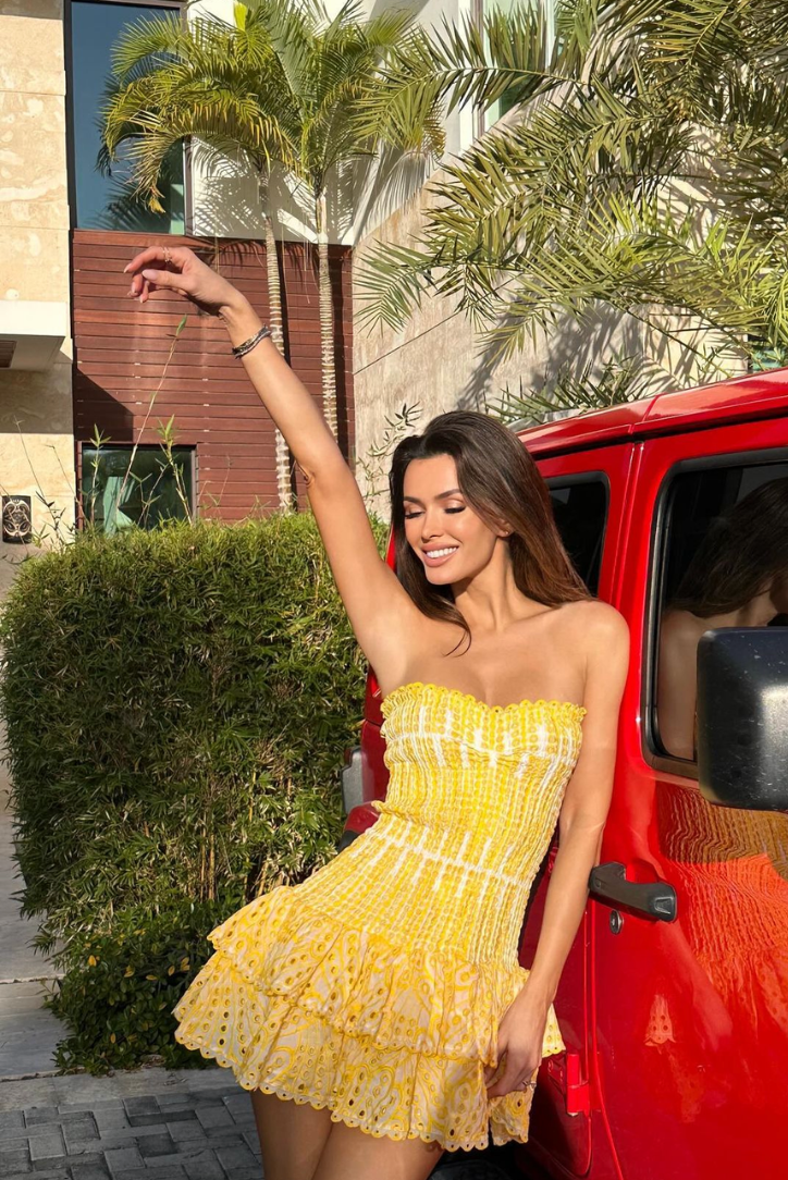 Anya - Mini Dress with Ruffles — view 3