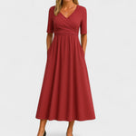 IDA | ELEGANT MIDI DRESS — view 2