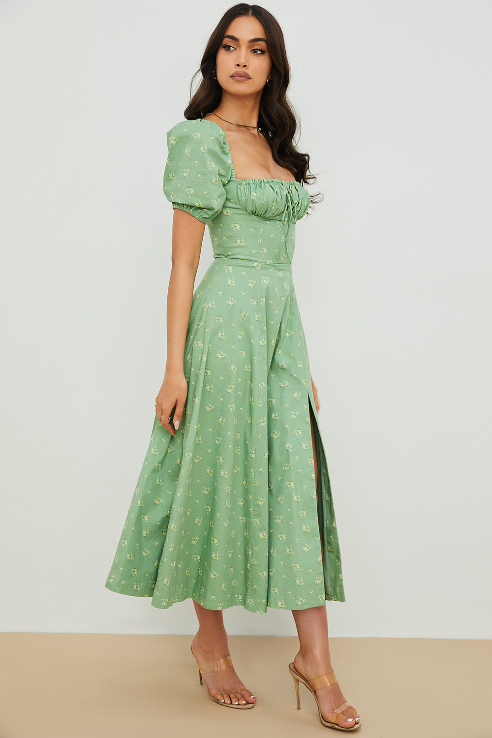 Aviana - Bloom Puff Sleeve Dress — view 6