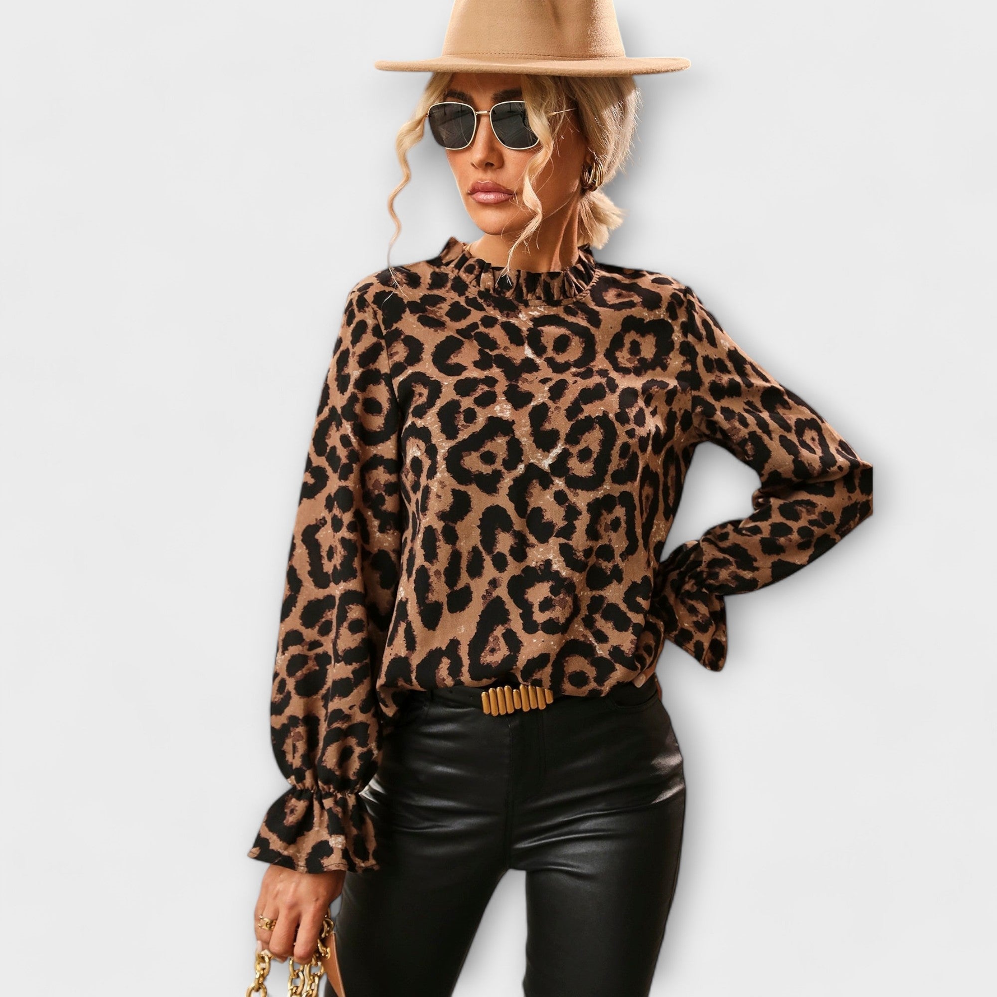 Queila - Leopard Blouse