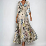 Emily | Elegant Floral Dress — view 2