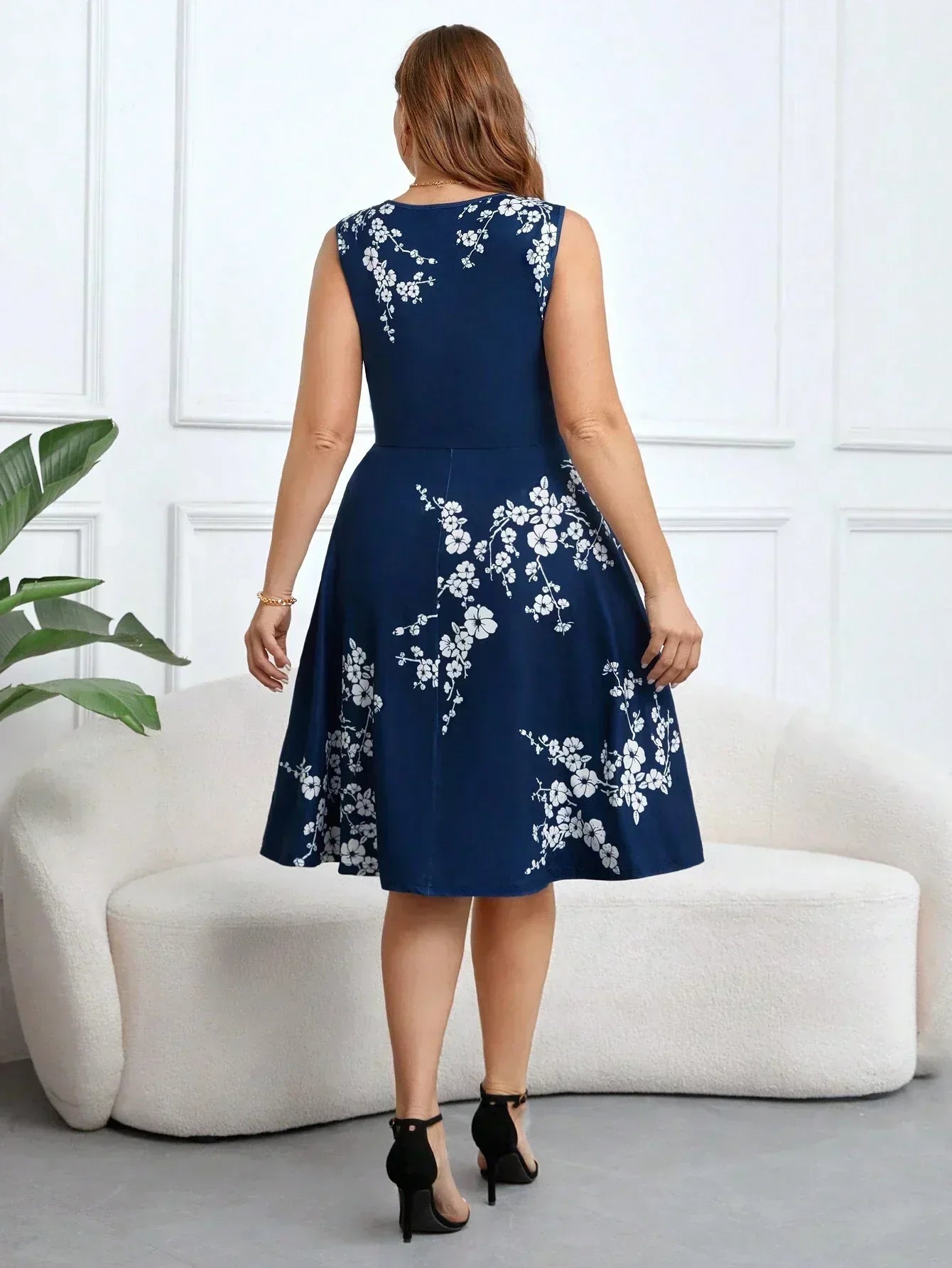 Danica - Floral Print Wrap Dress — view 2