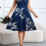 Danica - Floral Print Wrap Dress — view 3