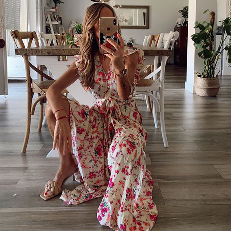 Shera - Maxi Dress with Floral Print — view 3