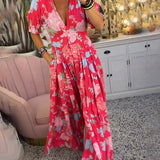Floriana - Vibrant Floral Dress — view 9