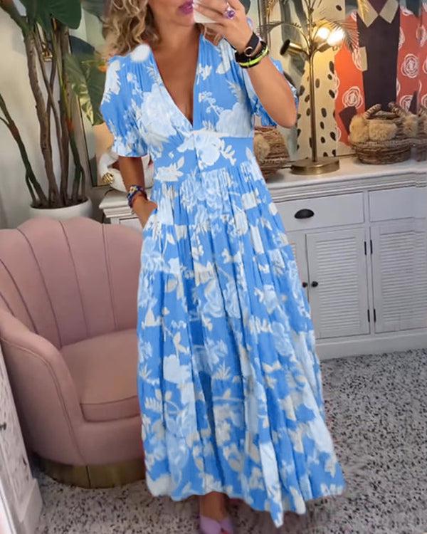 Floriana - Vibrant Floral Dress — view 6