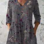 Kira | Long Blouse with Bold Print — view 2