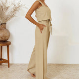 Megan - Minimalist Top and Flared Pants Set — view 6