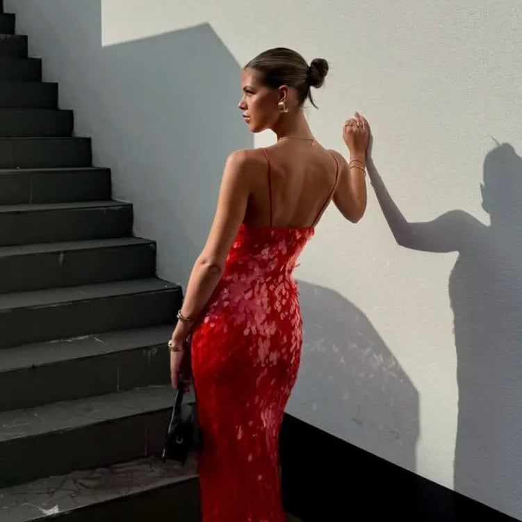 Kailani - Long Sequin Maxi Dress — view 2