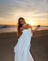Collins - Strapless Maxi Dress with Ruffles — view 2