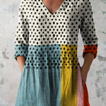Nola | Long Blouse with Bold Print — view 2