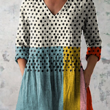 Nola | Long Blouse with Bold Print — view 2