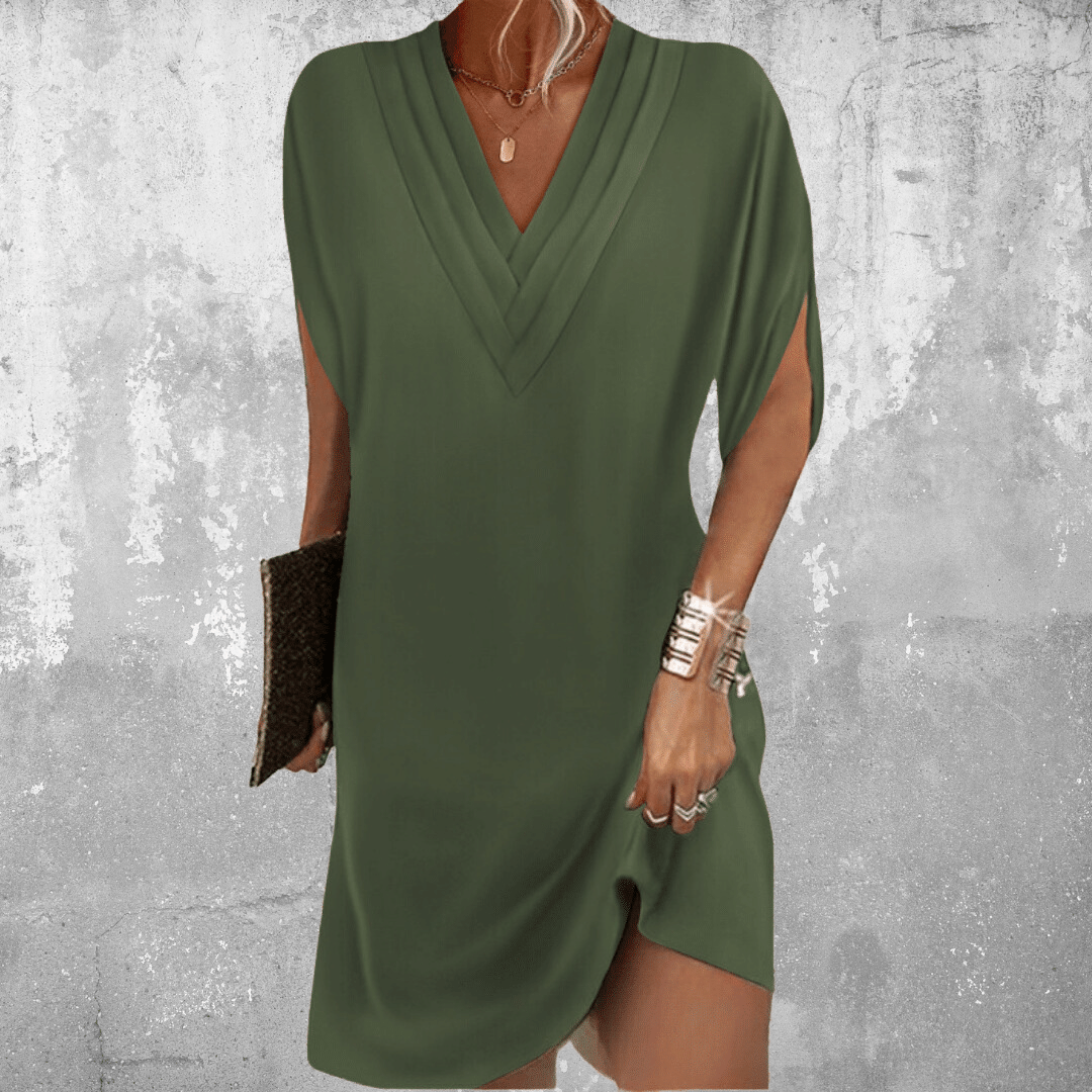 Minetta - Elegant Dress with Belly Coverage