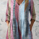 Noa | Long Blouse with Bold Print — view 2