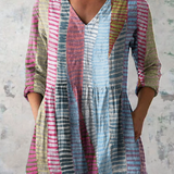Noa | Long Blouse with Bold Print — view 2