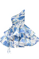 Daphne - One-Shoulder Floral Mini Dress — view 2