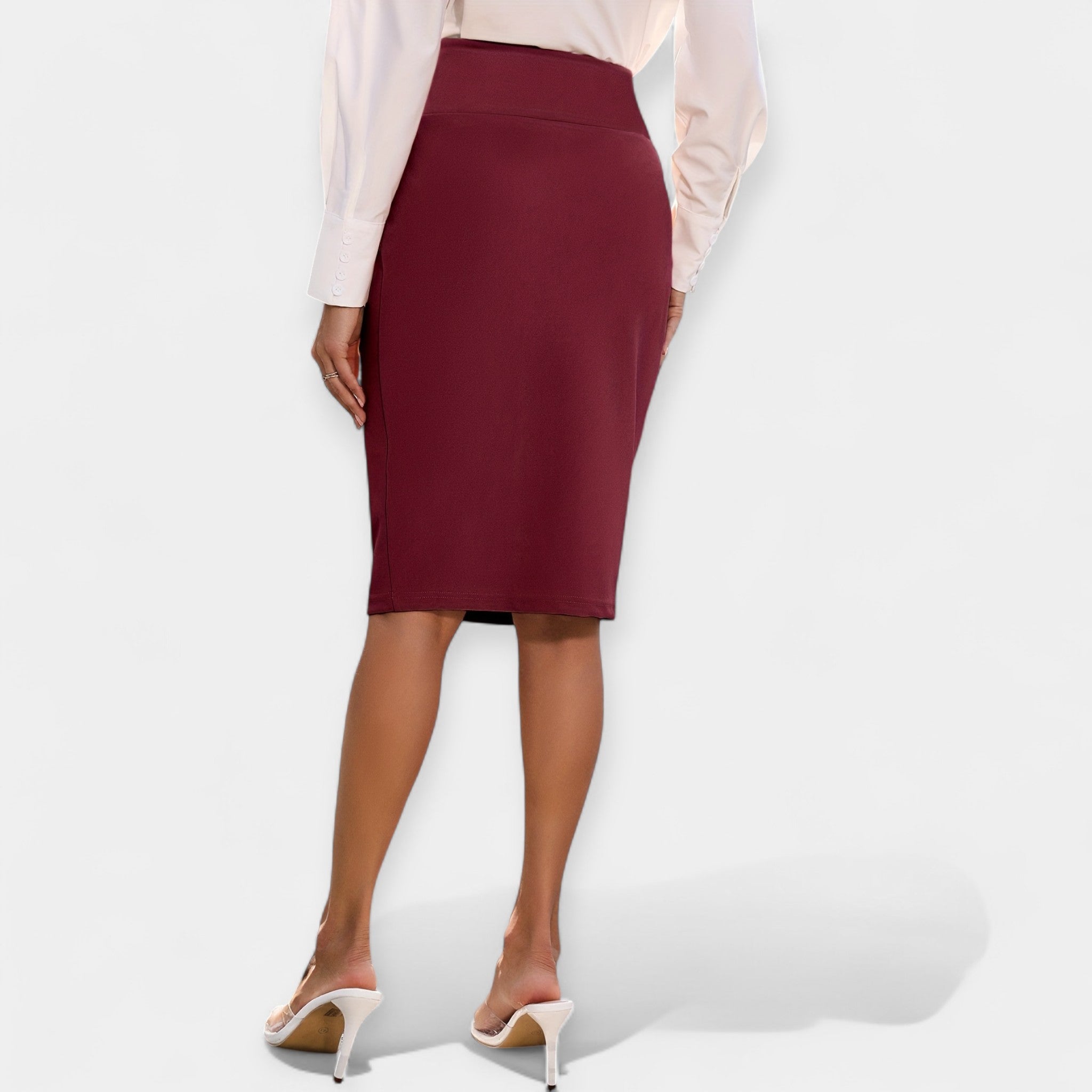 High-Waisted Midi Skirt — view 7