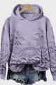 Hooded Sweatshirt in Lace
