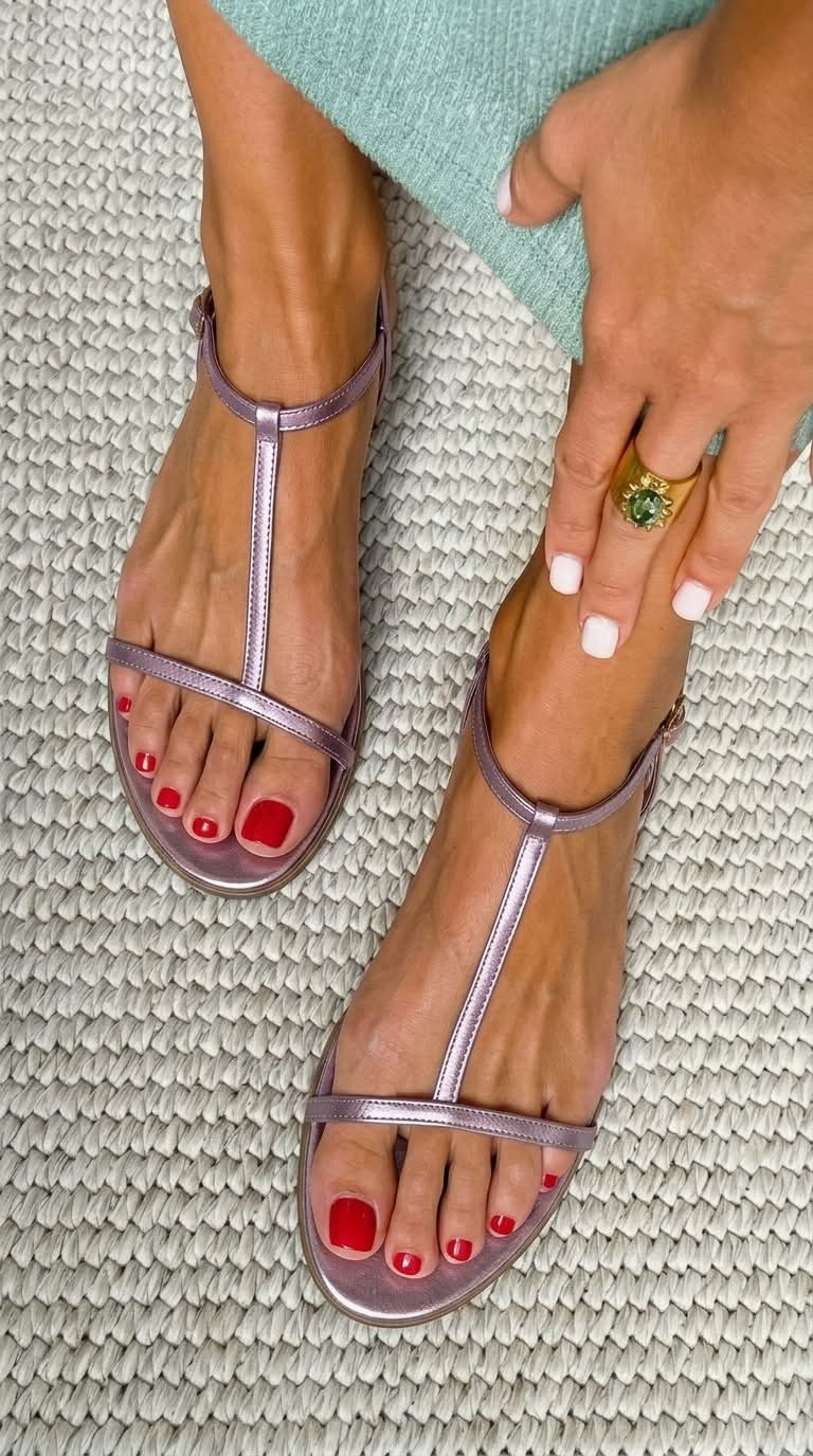 Bianca – Golden Summer Sandals — view 4