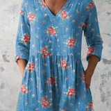Ayla | Long Blouse with Bold Print — view 2