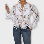 Savannah - Asymmetric Blouse — view 6