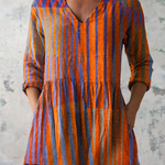 Elowen | Long Blouse with Expressive Print — view 2