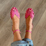 Vittoria – Decorated Gold Sandals — view 5