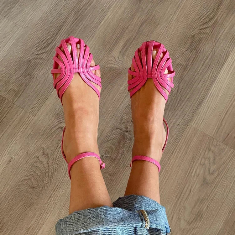Vittoria – Decorated Gold Sandals — view 5