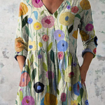 Remi | Long Blouse with Bold Print — view 2