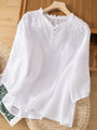 Cassiana - Cotton and Linen Blouse