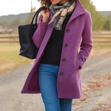 Aurora - Coat with a Button — view 4