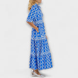 Juliana | Midi Dress with Chain Pattern — view 6