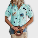 Emily - Blouse with V-Neck — view 15